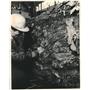1968 Press Photo Processing a bale of garbage in Japan - mjb98496
