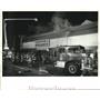 1993 Press Photo Firemen battling five alarm fire at St. Claude Furniture Store