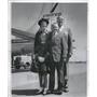 1958 Press Photo American Family Travels Europe Plane - RRV20761