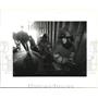 1993 Press Photo Fire Fighter Daphne Darr bring hose inside simulated building
