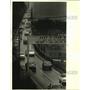 1987 Press Photo Traffic on the Huey Long Bridge in Jefferson - nob56621