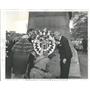 1962 Press Photo Polish-American Parade Wreath Ceremony