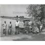 1961 Press Photo Fishing Chain O'Lakes Antioch Restock