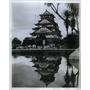 1968 Press Photo Osaka Castle towers command Japanese - RRX65817