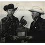 1958 Press Photo Jim Shoulders won the best all around cowboy title