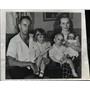 1946 Press Photo Jack Nodlams Test Pilot With Family Before Supersonic Flight