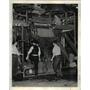 1942 Press Photo Chamigum rolling through maze at Goodyear Tire & Rubber Co