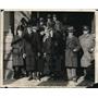 1925 Press Photo Governor of New York Al Smith & Family Starting 3rd Term