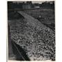 1948 Press Photo Crowd Leaving stadium going up W.3rd gate A. - cva92732
