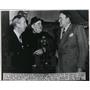 1948 Press Photo Red Sox manager Joe McCarthy, VP Eddie Collins, Joe Cronin