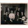 1924 Press Photo Sen. Robert Lafollette with Nat'l Committee Progressive group