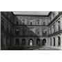 1984 Press Photo Courtyard of Brunelleschi's Majestic Palazzo Pitti in Italy