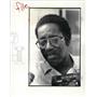 1983 Press Photo Adolphus A. Jolly, father of a robbery and murder suspect