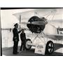 1965 Press Photo Capt. Eric Linden explains to son, Robert the Fokker Tri plane