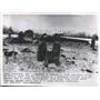 1960 Press Photo NW Airlines Electra Wreckage