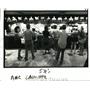 1987 Press Photo Moviegoers at concession stand in AMC Galleria Theater