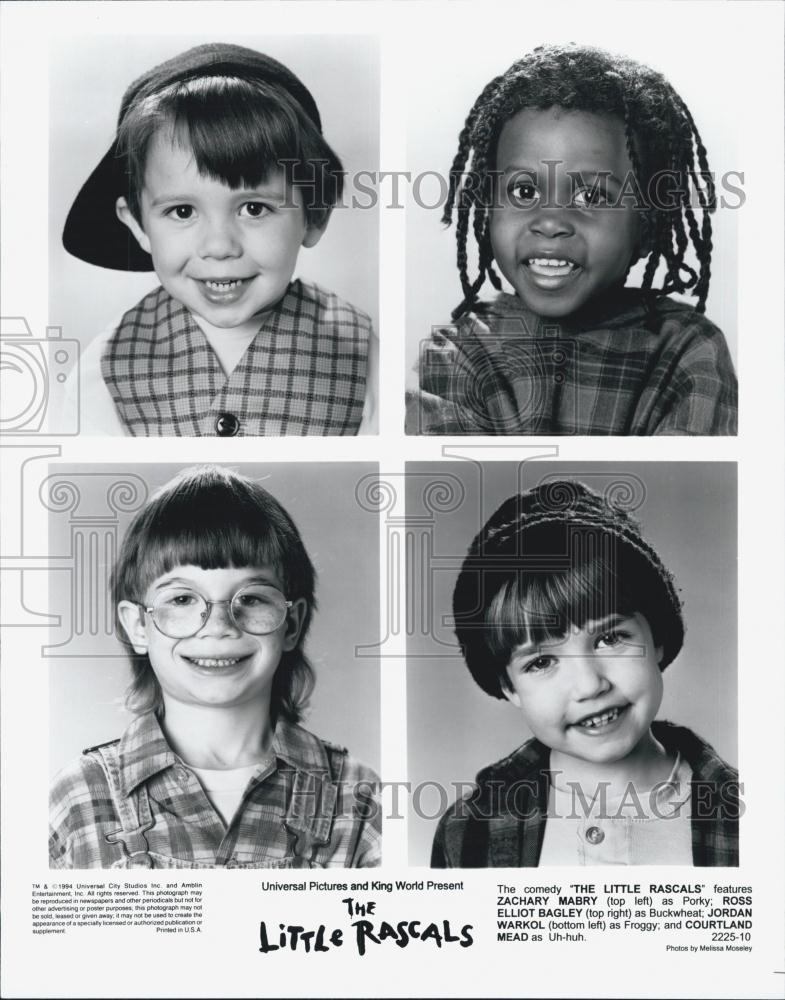 1994 Press Photo Film The Little Rascals Zachary Mabry Ross Elliot Bagley | eBay