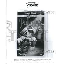 2000 Press Photo Walt Disney's Animated Masterpiece Pinocchio - RSH00395