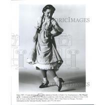 Press Photo Jessica Grove American Film Actress Wizard of Oz Chicago Michigan