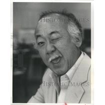 1984 Press Photo Noriyuki "Pat" Morita  Karate kid Happy Days - RSC72467