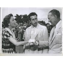 Press Photo Beverly Garland,George Carey and Mayor Johnson - RSH93149