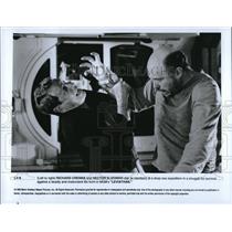 1989 Press Photo Richard Crenna and Hector Elizondo in Leviathan