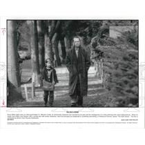 1999 Press Photo Bruce Willis Actor Haley Joel Osment Sixth Sense Thriller Movie