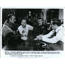 1978 Press Photo Sean Connery and Joseph Campanella in Meteor