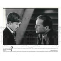 1999 Press Photo Haley Joel Osment Actor Bruce Willis Sixth Sense Thriller Movie