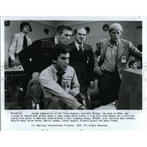 1979 Press Photo Joseph Campanella and Karl Malden in Meteor