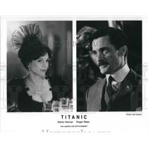 Press Photo Marilu Henner and Roger Rees in Titanic