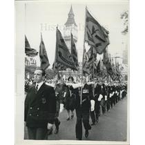 1954 Press Photo Battle of Britain Service, London