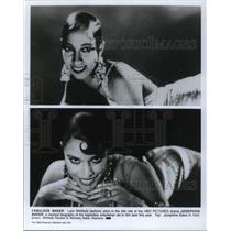 1990 Press Photo Lynn Whitfield stars in The Josephine Baker Story