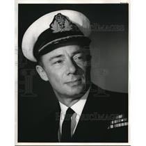 1968 Press Photo Commander A. Cavenagh of Royal Canadian Naval.