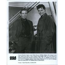 Undated Press Photo William Shatner Greg Evigan TekWar