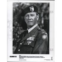 1988 Press Photo Richard Crenna stars as Col. Samuel Trautman in Rambo III