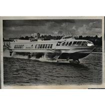 1960 Press Photo Meteor the Russian Craft Largest Hydrofoil Motorboat