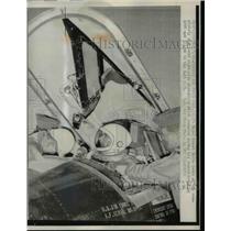 1961 Press Photo Major Robert White Record Breaking Flight in X-15