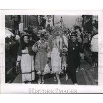 1970 Press Photo New Orleans Mardi Gras Wizard of Oz characters - noca00221