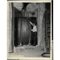 1928 Press Photo Fire Test/Safes/Bureau of Standards - RRX71943