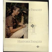 1985 Press Photo Jane Goodall British Naturalist - RRW72849