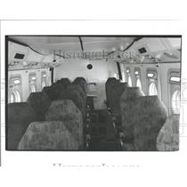 1987 Press Photo CASA C-212 Passenger Aircraft Chicago