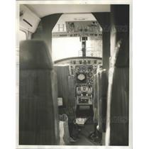 1964 Press Photo Tuscaloosa-University of Alabama's airplane cockpit.