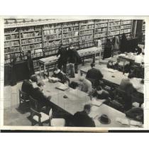1932 Press Photo St. Genevieve's Library Sorbonne Paris - RRX83487
