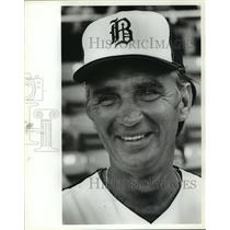 1981 Press Photo Alabama-Birmingham Barons baseball coach Roy Majtyka.