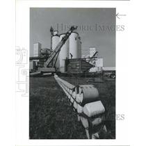 1986 Press Photo The Moving and Relocating of American Rice Inc, Houston