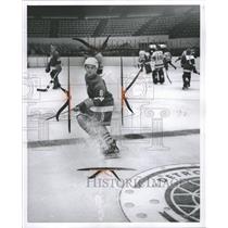 1962 Press Photo David Hudson (8) at Hockey School - RRW36051