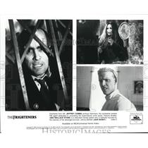 1996 Press Photo Jeffrey Combs, Dee Wallace Stone & Jake Busey in The Frightener
