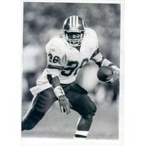 1987 Press Photo NFL Washington Redskins Running Back Timmy Smith - snb9023