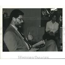 1993 Press Photo Dr. William Dowie, Professor of English at Louisiana University